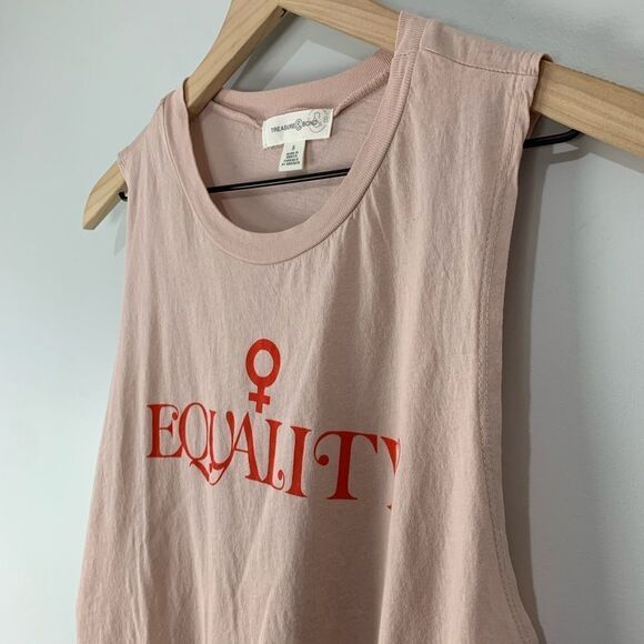 Treasure and Bond Pink Tank Equality - Picture 5 of 7